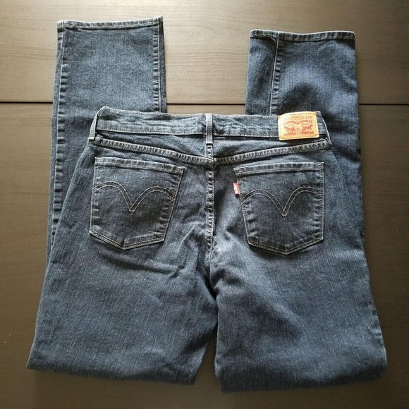 Levi's 505 Jeans Straight Leg Dark Waterless Denim - Picture 5 of 11